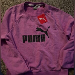 Puma Lavender Crewneck Sweatshirt